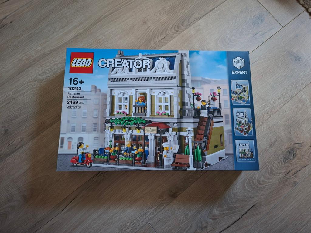 Lego 10243 parisian restaurant- nieuw, Lego, Nieuw, Ophalen of Verzenden, Compleet