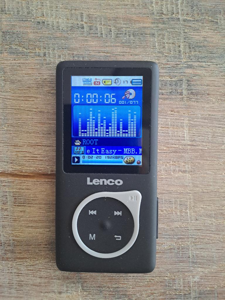 Lenco MP3 speler, Overige types, Zwart, Ophalen of Verzenden, Zo goed als nieuw