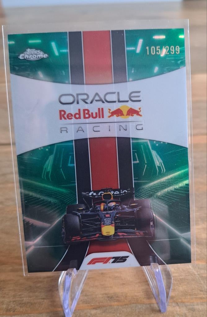 2025 Topps Chrome Formula 1 F1 Oracle Red Bull Racing Team L, Verzenden, Zo goed als nieuw, Losse kaart
