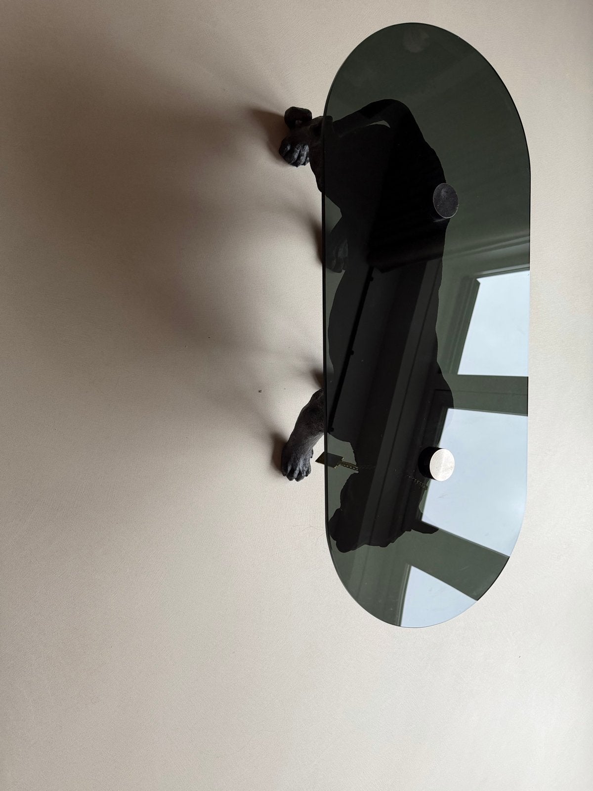 Bold Monkey Salontafel Panter Design - Limited Edition, Huis en Inrichting, Ophalen, 100 tot 150 cm, Ovaal, 5 – 50