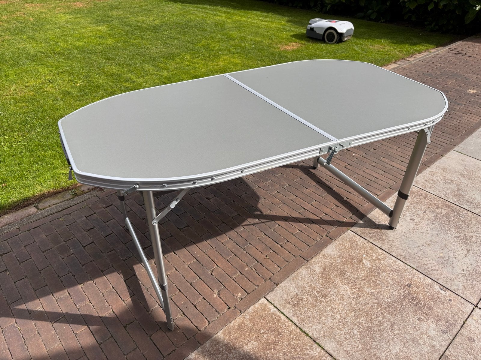 Campingtafel 150x80, Ophalen of Verzenden, Zo goed als nieuw, Campingtafel