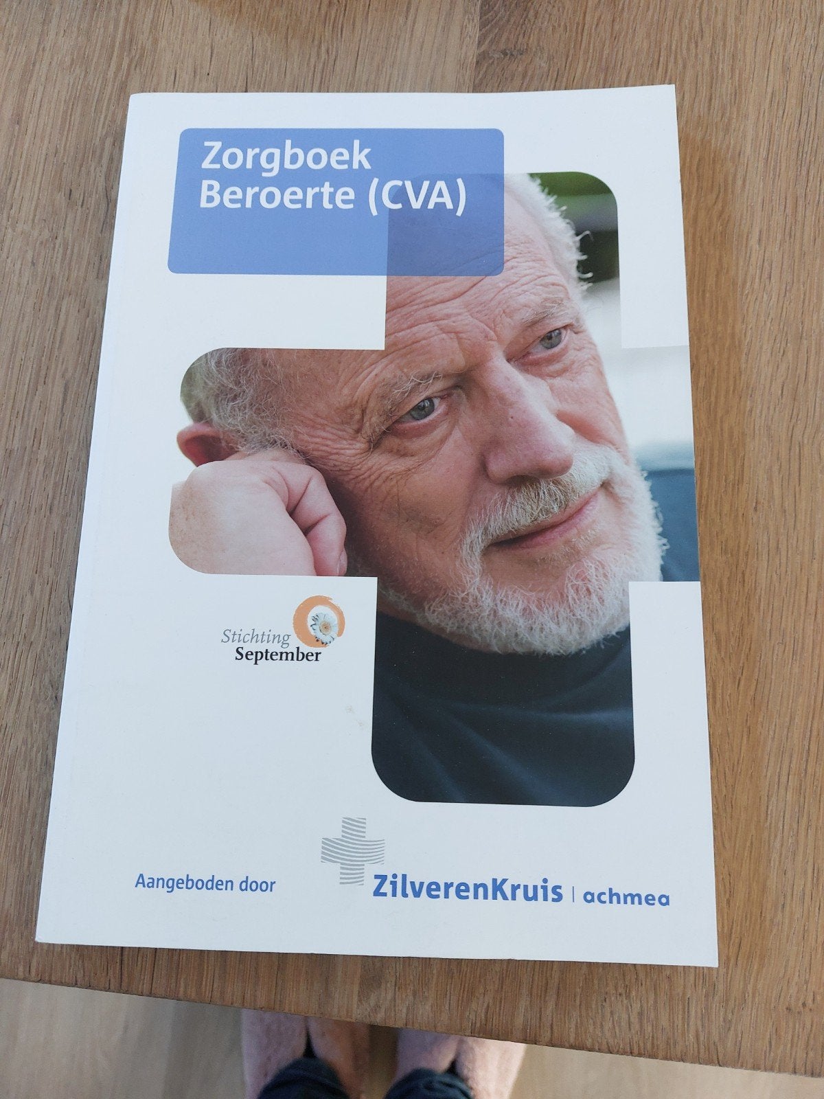 Zorgboek Beroerte (CVA) - Stichting September, Ophalen of Verzenden, Zo goed als nieuw, Ziekte en Allergie, Stichting September