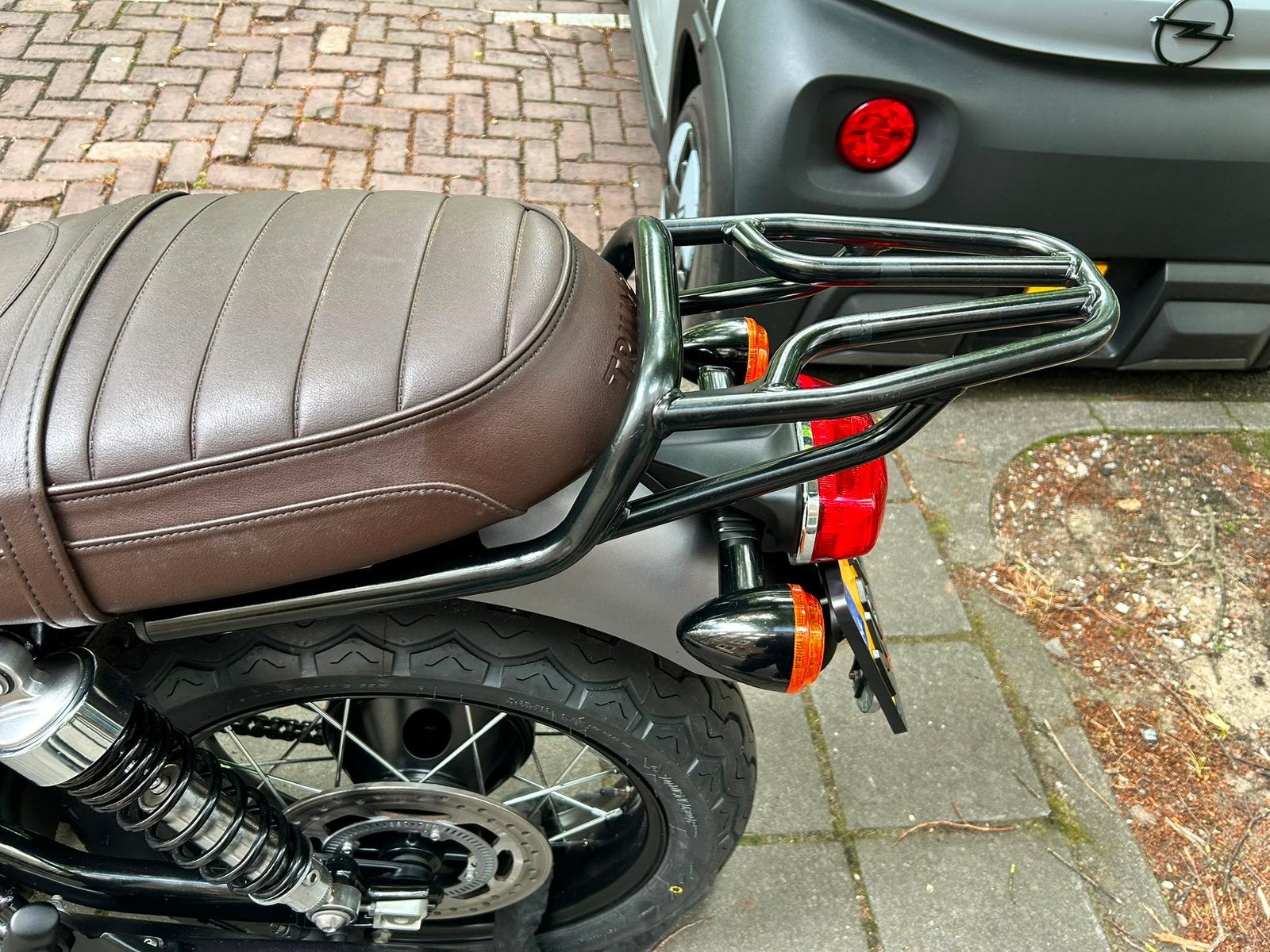Achterdrager bagagedrager rekje triumph bonneville t120 t100, Ophalen of Verzenden, Nieuw