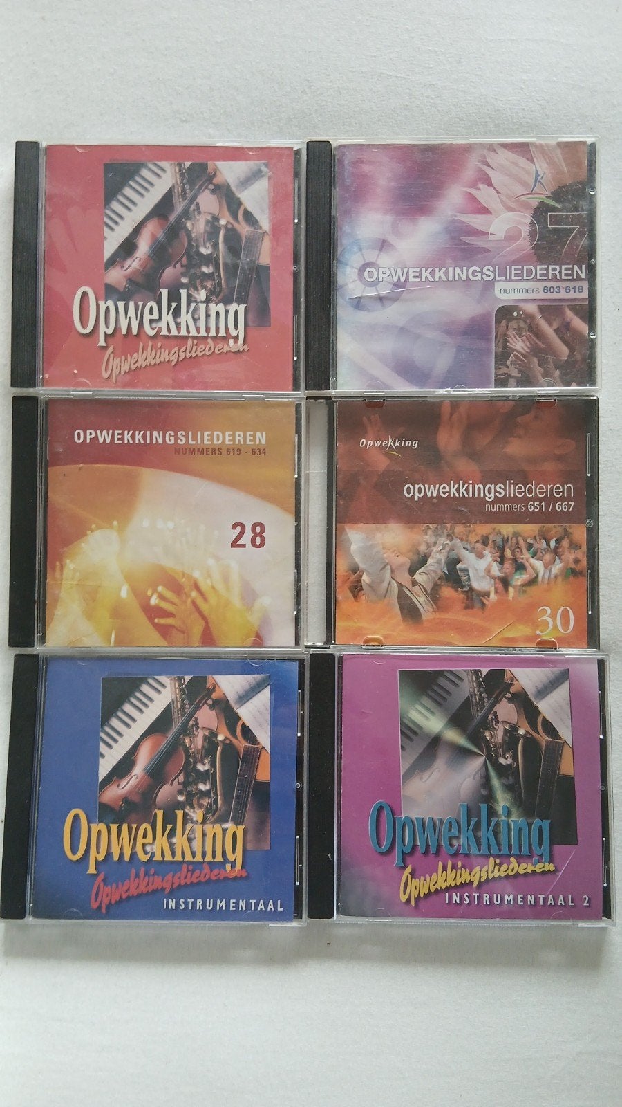 CD's Opwekking: Nummers 27, 28, 30, Instrumentaal 1 & 2, Cd's en Dvd's, Ophalen of Verzenden