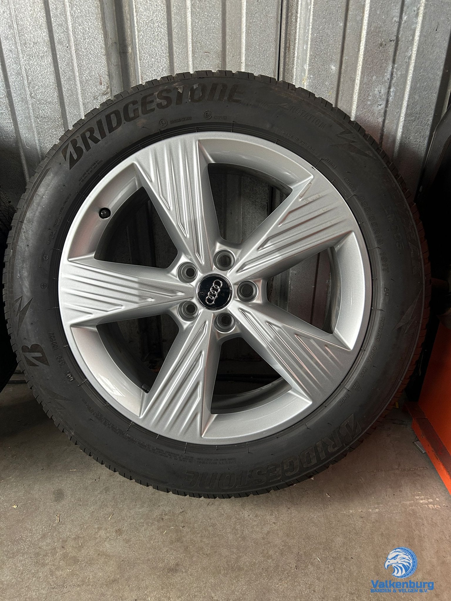 7mm! Originele Audi Q4 E-tron 89A 19 inch velgen 5x112 winte, Auto-onderdelen, 19 inch, Gebruikt, -, -