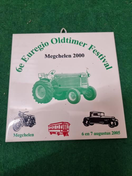 Wandtegel oldtimer festival megchelen, Ophalen of Verzenden, 'T Olde Gre-j, Info@toldegrej.nl, Endepoelstraat 20f Didam