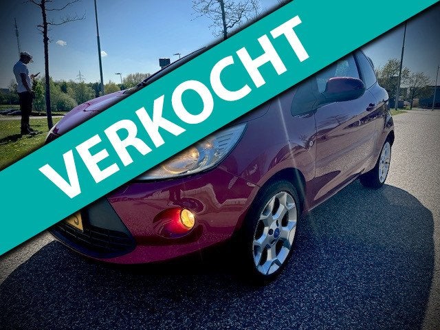 Ford Ka 1.2 Titanium, AIRCO, 16 INCH, NIEUWE KOPPELING, APK,, Voorwielaandrijving, Gebruikt, 1242 cc, 4 stoelen