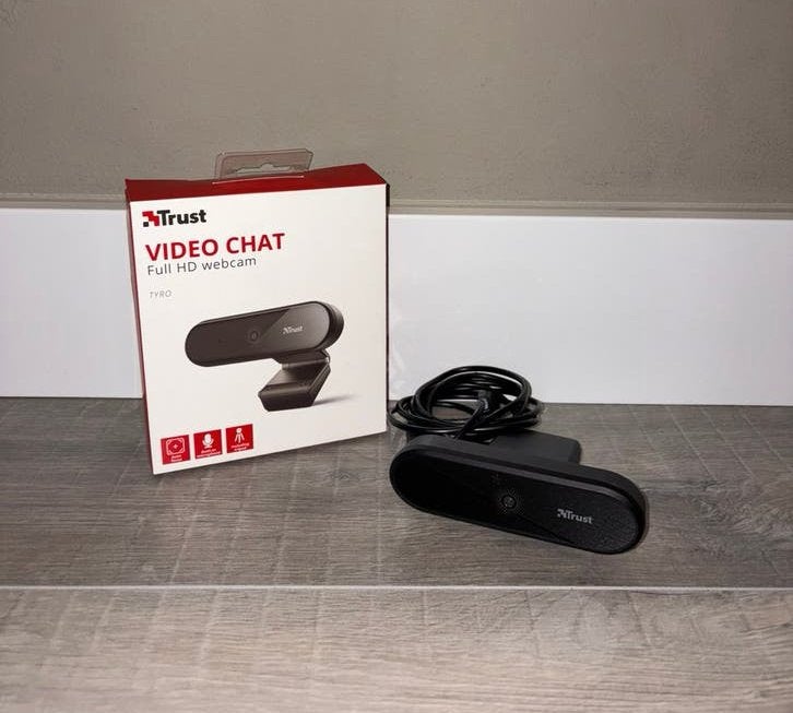 Trust - Full HD webcam, Computers en Software, Ophalen of Verzenden, Nieuw, Bedraad, Monitorclip
