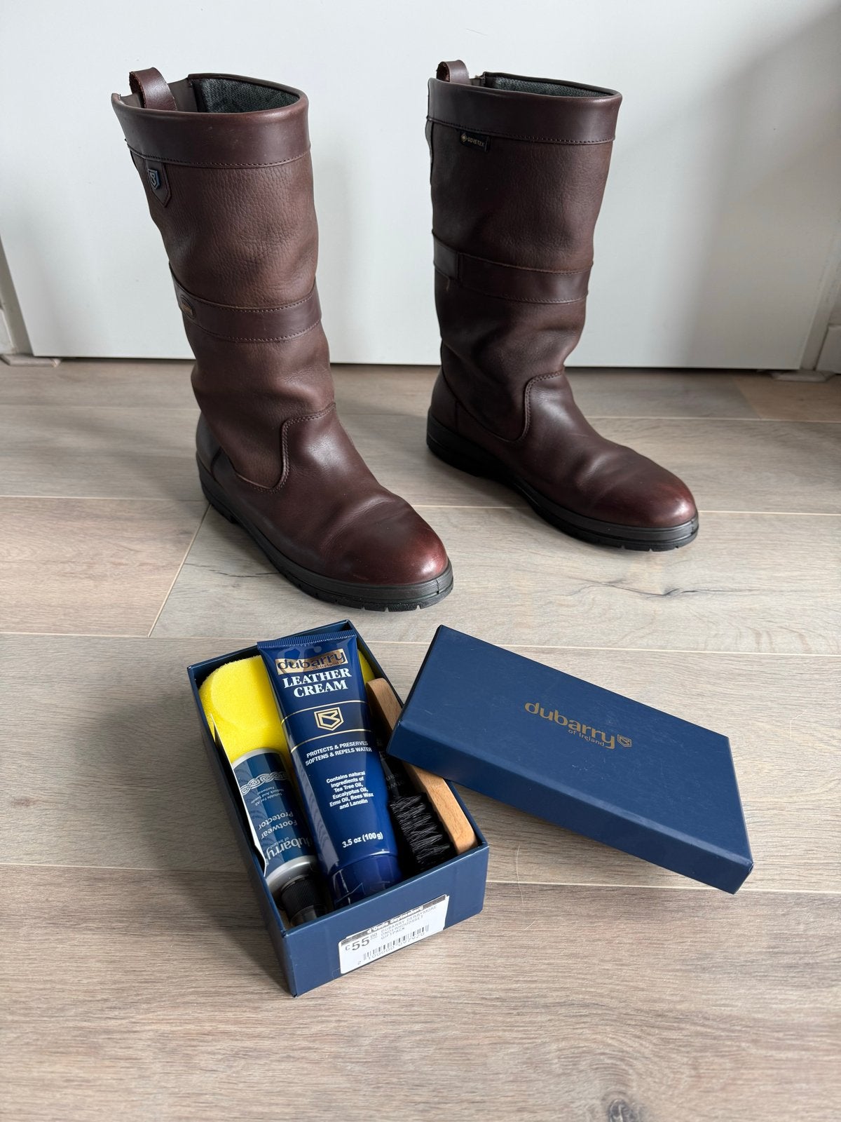 Dubarry laarzen, mt 45, nog in uitstekende staat, incl. set, Ophalen of Verzenden, Zo goed als nieuw, Bruin, Boots