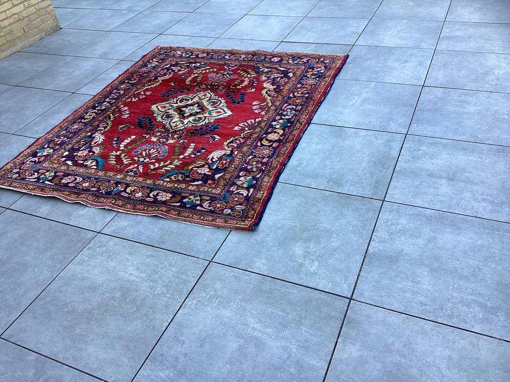 Origineel perzisch vloerkleed, Ophalen of Verzenden, Zo goed als nieuw, Rechthoekig, 200 cm of meer