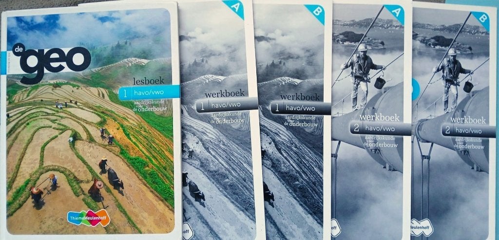 De GEO 9e editie Aardrijkskunde 1/2 HAVO/VWO TekstWerkboeken, ThiemeMeulenhoff, Ophalen of Verzenden, Overige niveaus, Aardrijkskunde