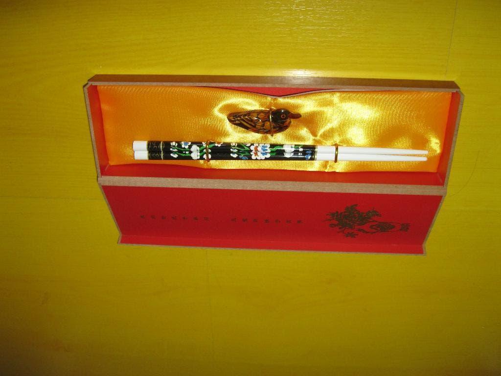 Eetstokken, Chinees, mooi als cadeau of verzameling, Ophalen of Verzenden, Nieuw, Hout, Los bestek