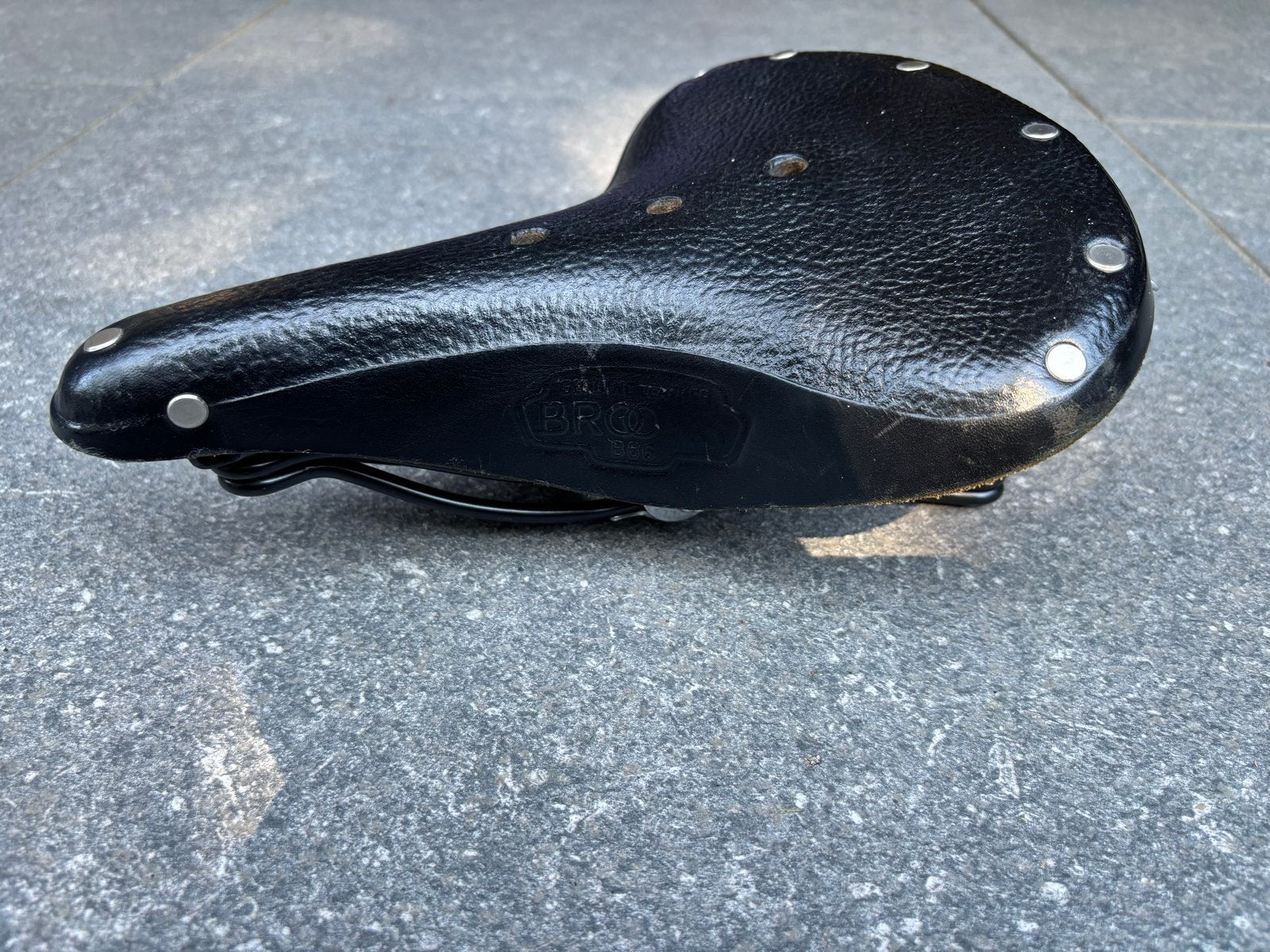 Brooks B66 Zadel - Klassiek leer zwart, Ophalen, Gebruikt, Leer, Zadel
