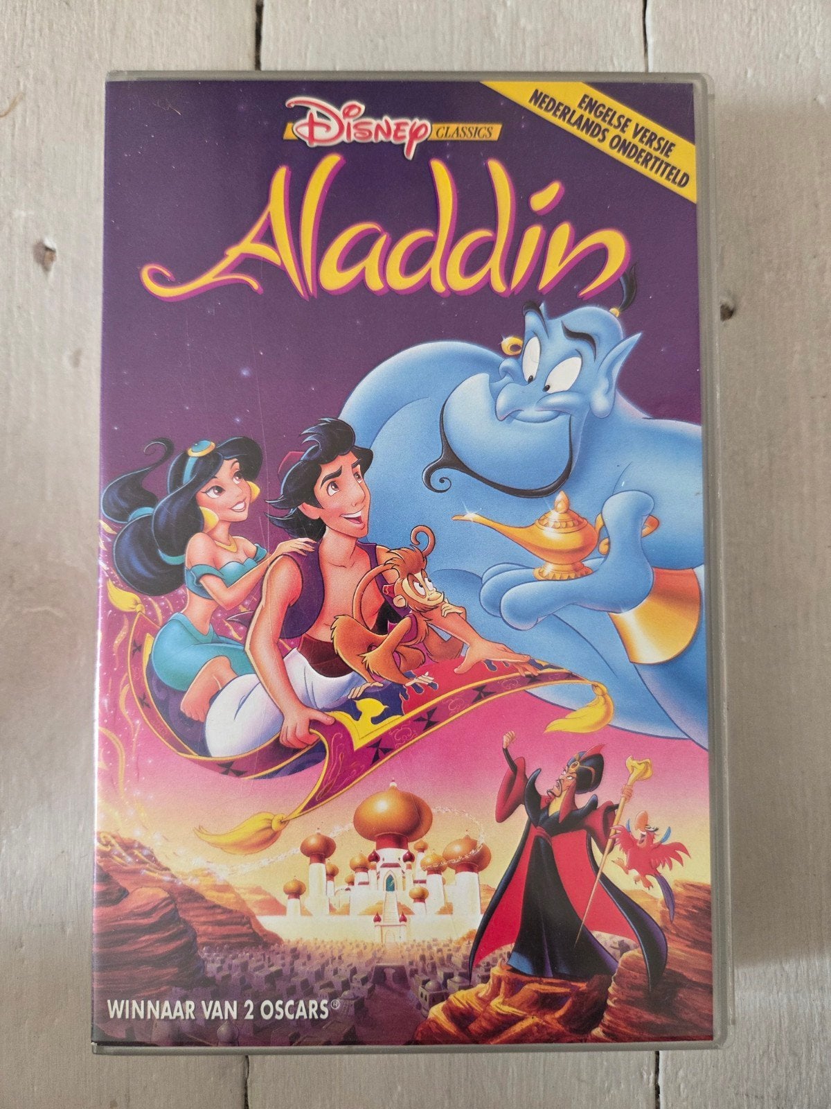 aladdin disney videoband, Alle leeftijden, Ophalen of Verzenden, Gebruikt