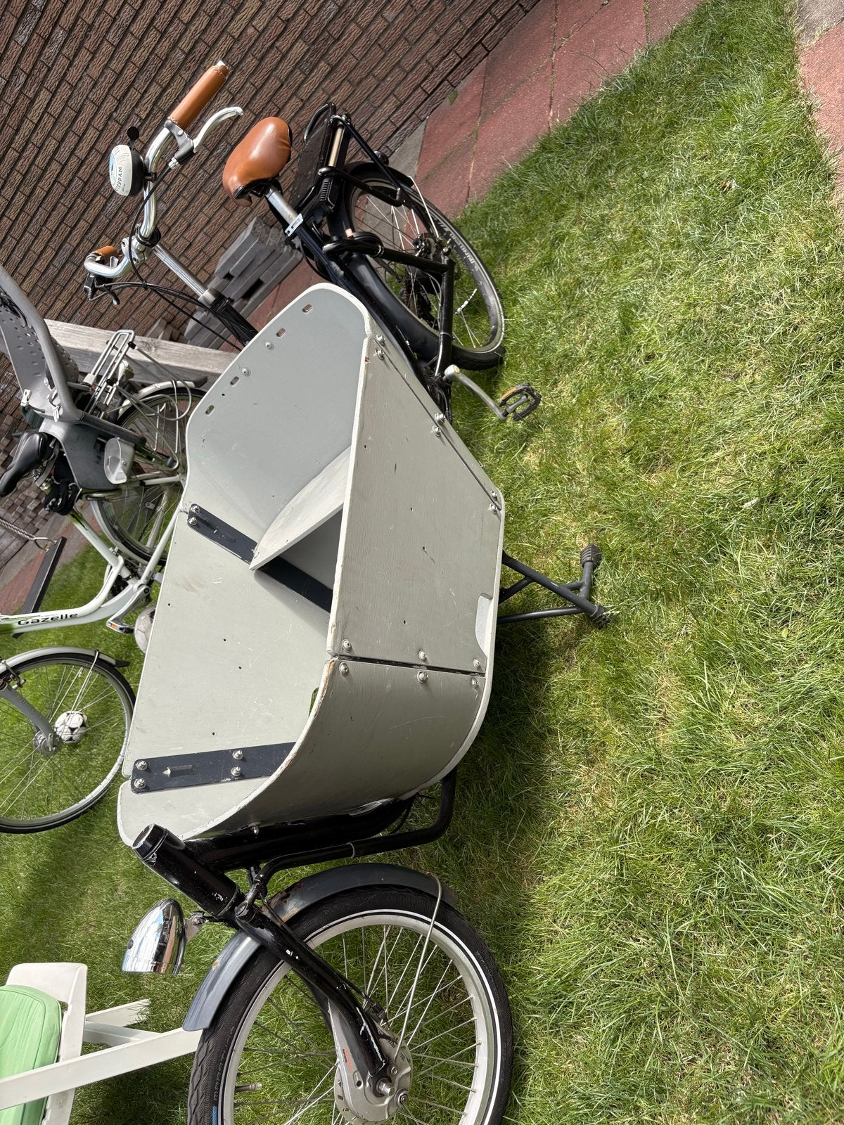 Oude Babboe City E bakfiets - Error 5, Gebruikt, Elektrisch, 2 kinderen, Schijfrem