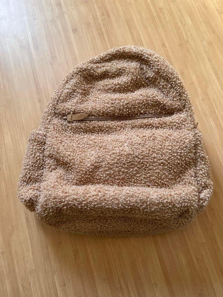 Jollein Luiertas Teddy Stof - Inclusief Verschoonmatje, Kinderen en Baby's, Luiertassen, Ophalen, Zo goed als nieuw, Rugzak