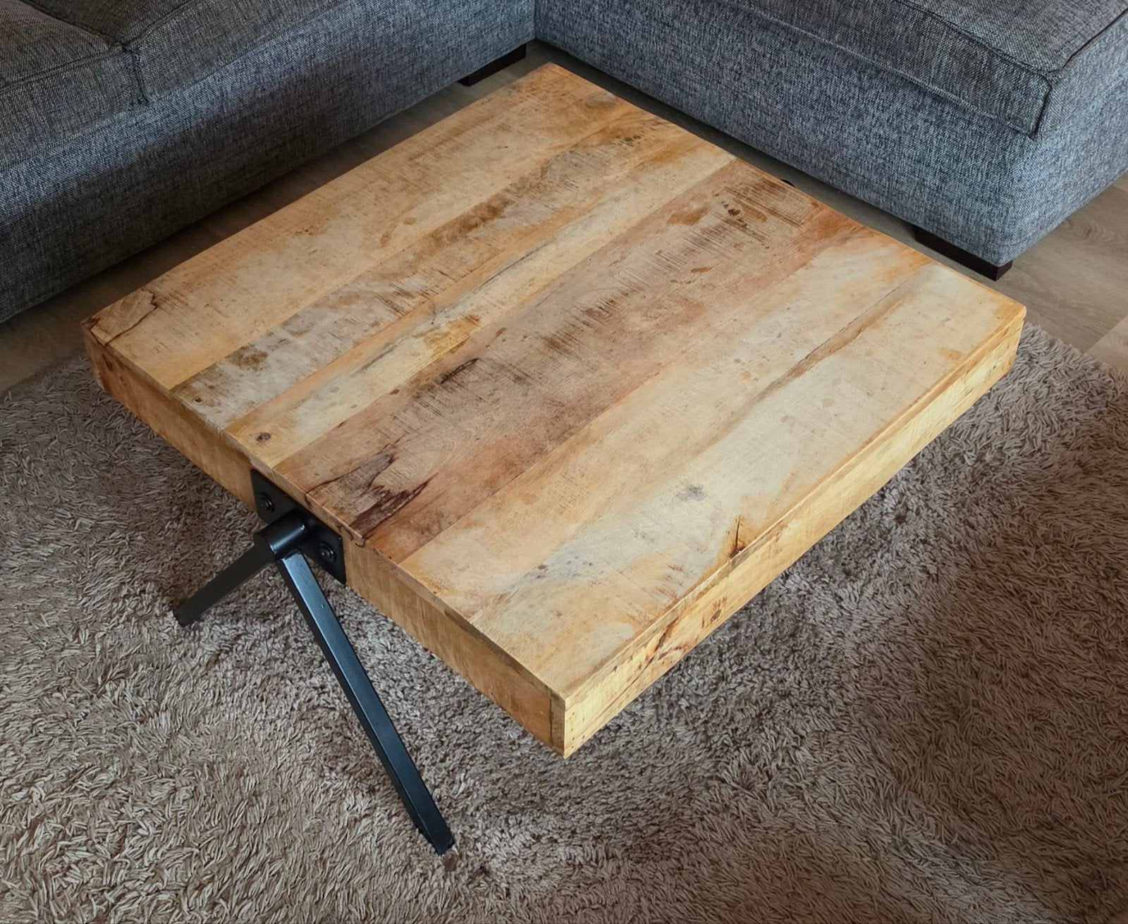 Salontafel, Ophalen, 50 tot 100 cm, Vierkant, 50 tot 100 cm