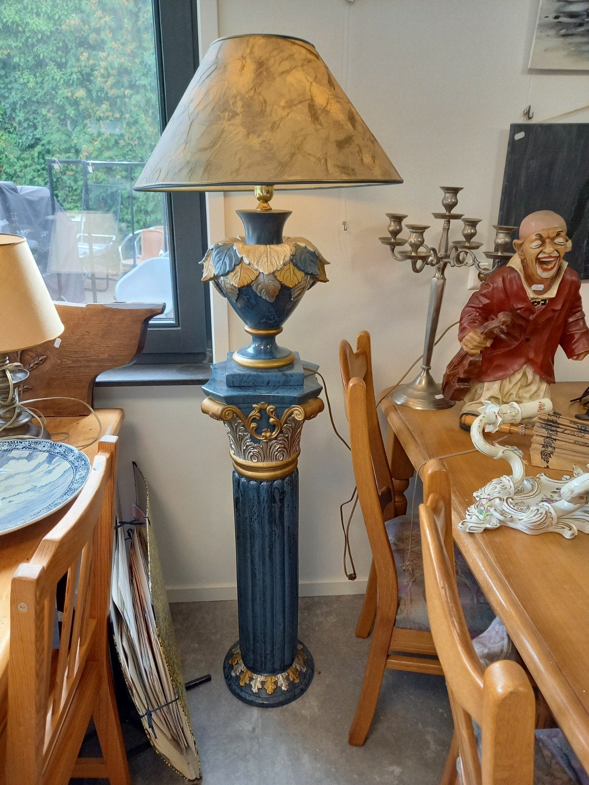 pilaar met lamp, Huis en Inrichting, Woonaccessoires | Zuilen en Pilaren, Ophalen