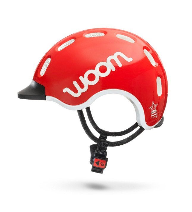 Woom fietshelm rood - maat XS (46-50 cm), Ophalen, Gebruikt, XS, Jongen of Meisje