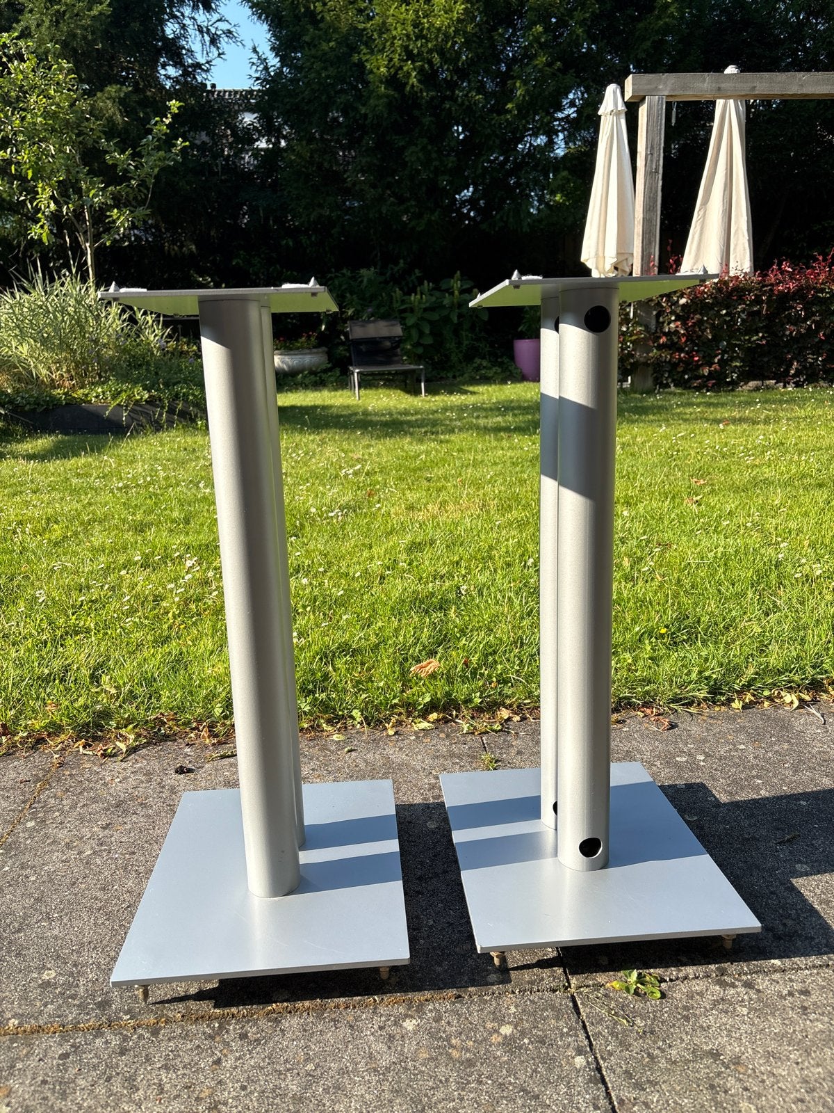 Originele Linn Luidspreker Stands /statieven - 58cm Hoog, Audio, Tv en Foto, Luidsprekers, Gebruikt, Inclusief standaarden, Overige typen