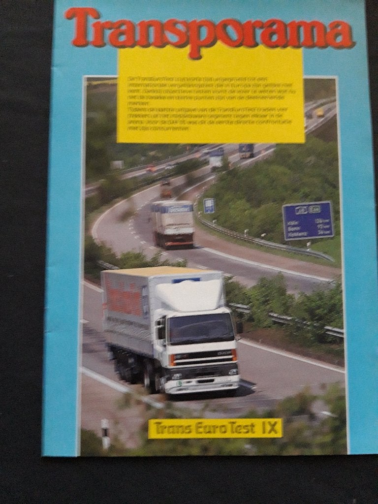 Transporama Eurotest trucks DAF Volvo Iveco Scania, Boeken, Ophalen of Verzenden, Zo goed als nieuw, Algemeen