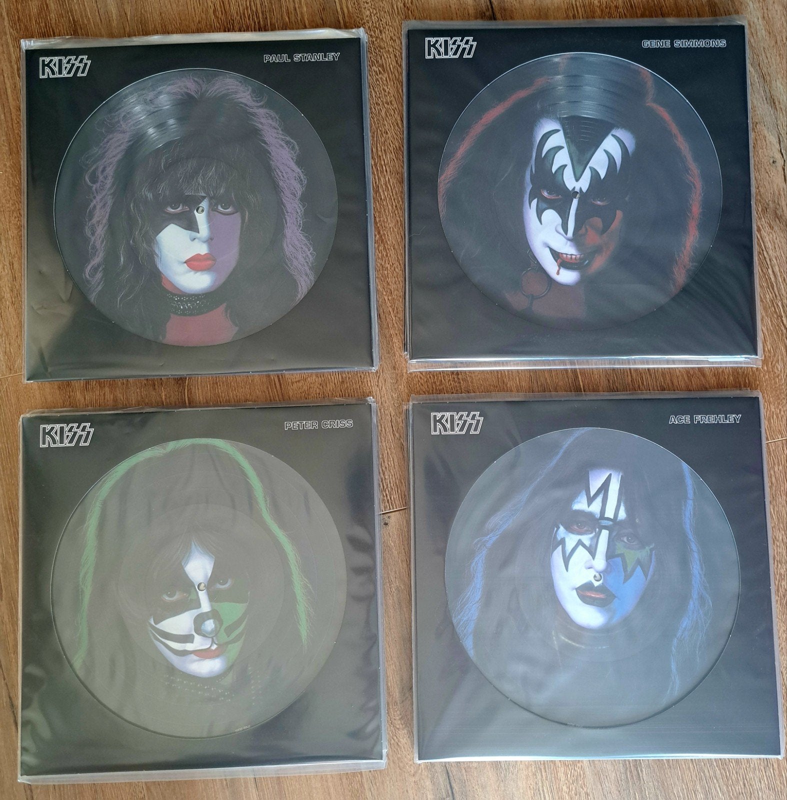 KISS Solo Albums Picture Discs (4 LP's) - Nieuw, LP, Hard Rock, Ophalen of Verzenden, Geseald
