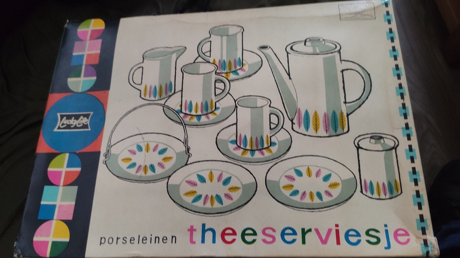 Vintage porseleinen theeserviesje - Lady Lee, Ophalen of Verzenden