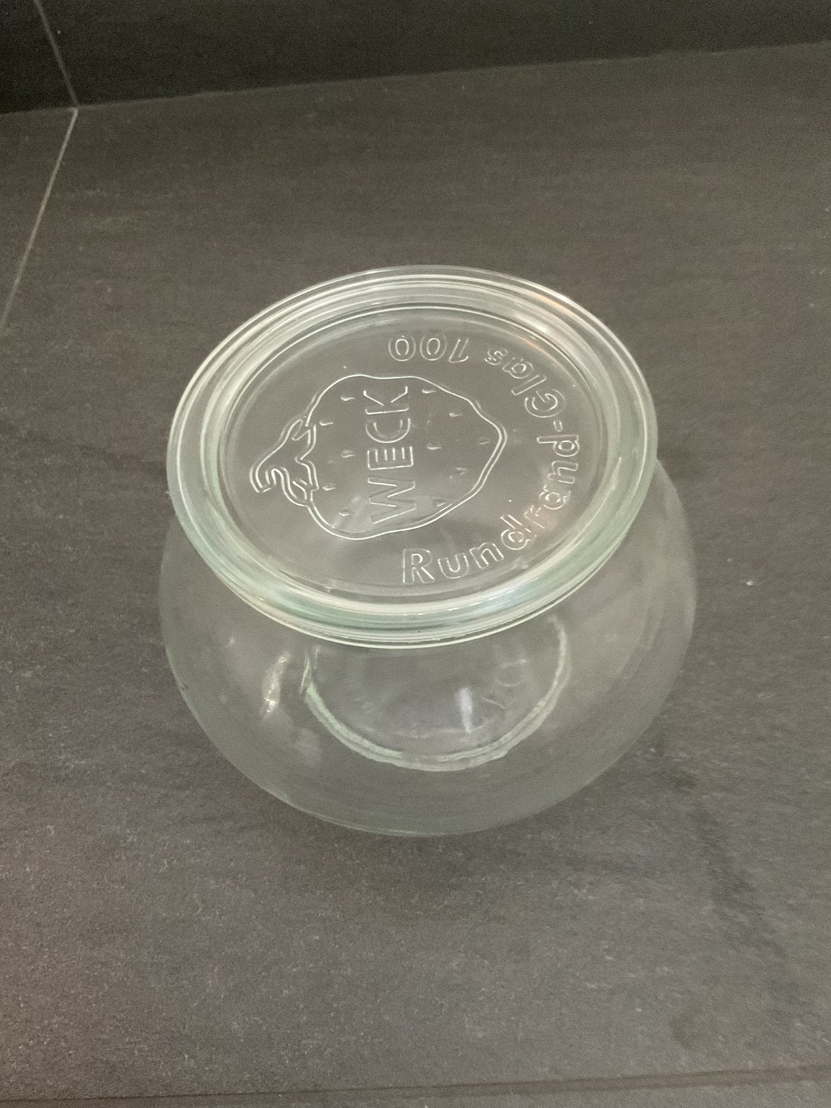 Weckpotje met deksel, Glas, Ophalen, Zo goed als nieuw