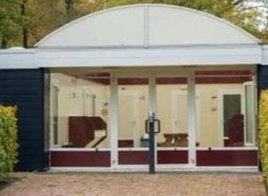 Losse overkapping met opengaande ramen te koop 5 x  11,5 m., Tuin en Terras, Overkappingen, Ophalen, Gebruikt, Overige typen