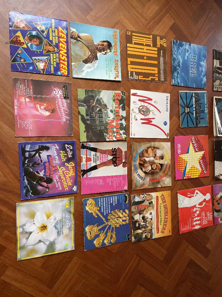 Veel Vinyl Lp Singles, Ophalen of Verzenden, Gebruikt, Pop, Overige typen