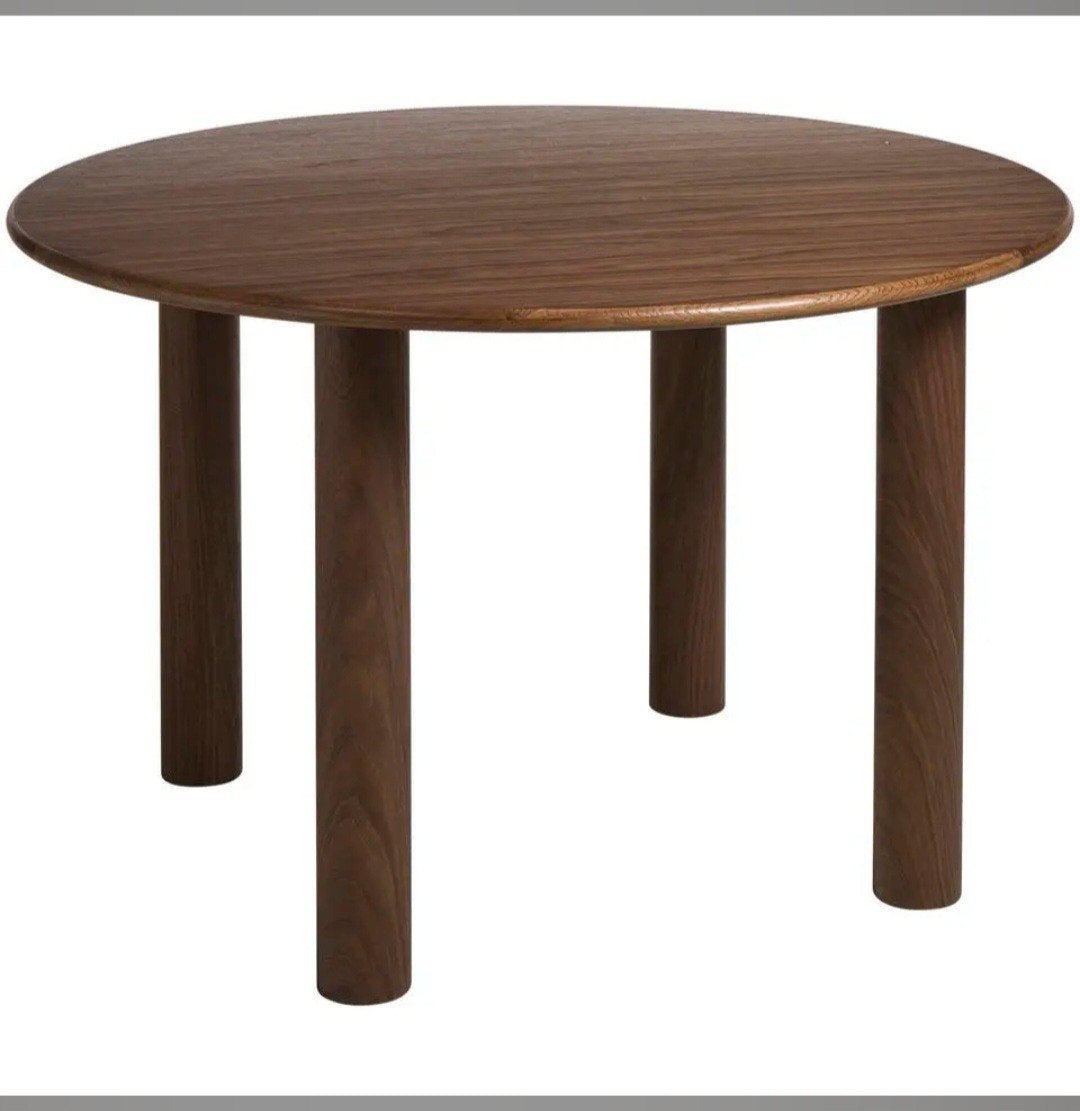 Nieuwe Eettafel Samone Bruin - Rond en Stijlvol, Huis en Inrichting, Tafels | Eettafels, Ophalen, Rond, Nieuw, Modern