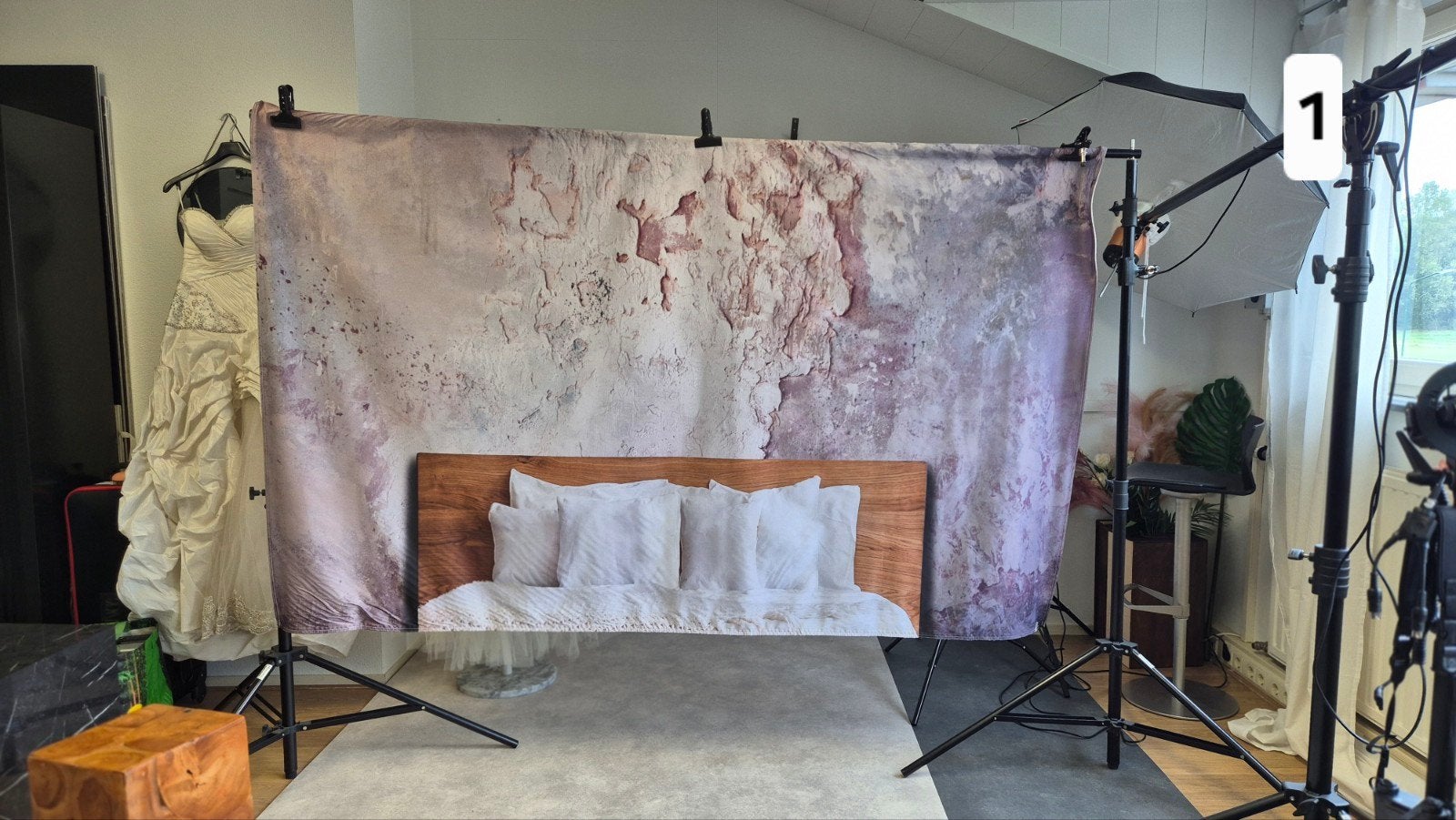 Boudoir Fotografie Achtergrond - Slaapkamer Scène, Overige merken, Overige typen, Ophalen, Gebruikt