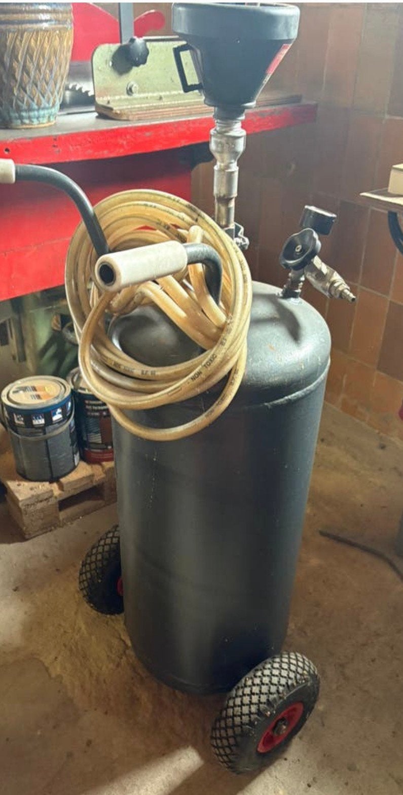 Pers lucht tank, 100 liter of meer, Ophalen, Minder dan 200 liter/min