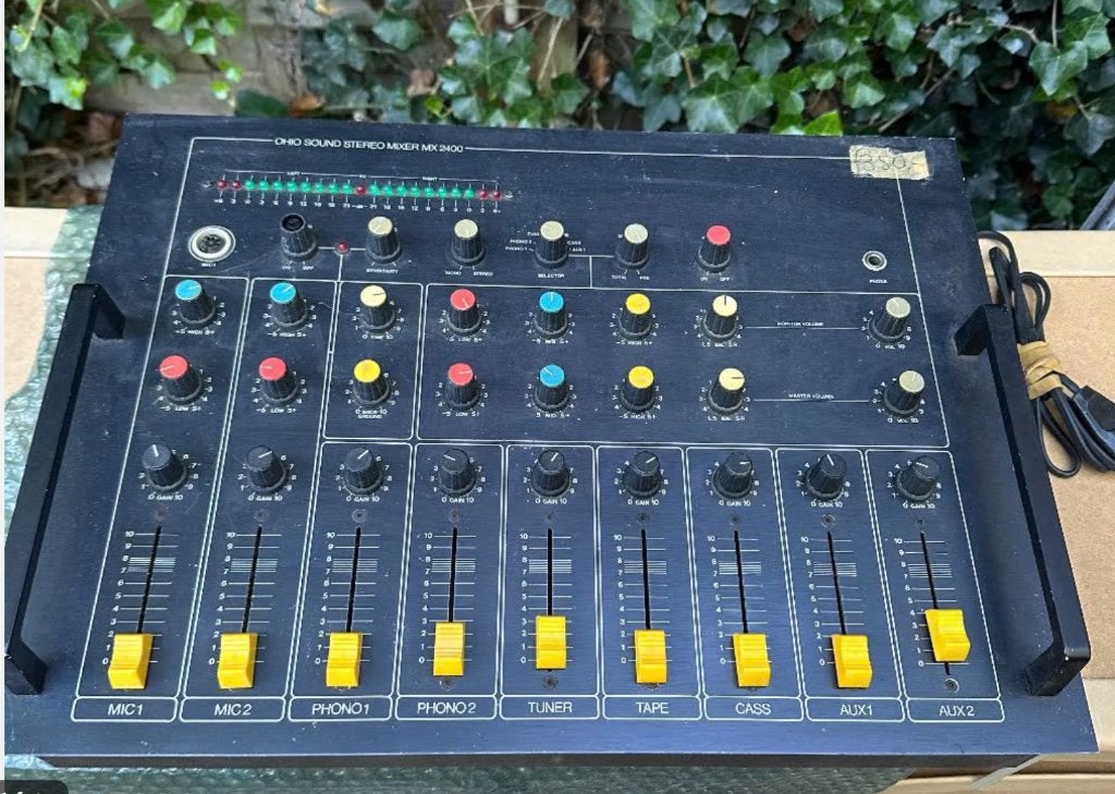 Ohio sound stereo MX 2400 mengpaneel, O, O, Microfooningang, Ophalen of Verzenden