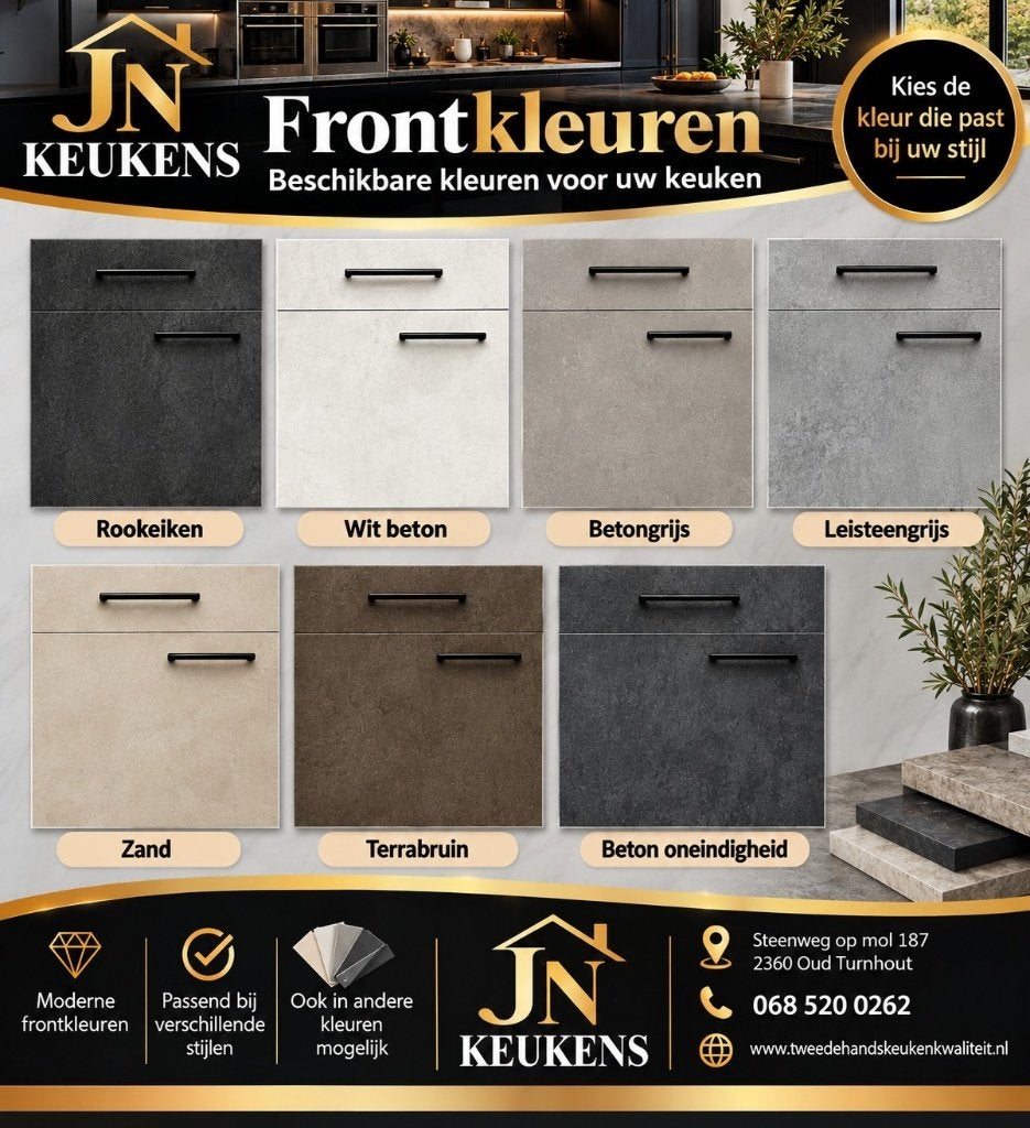 JN KEUKENS –NIEUWE & LUXE 2DEHANDS KEUKENS VOOR SPOTPRIJZEN!, Wit, Overige typen, Nieuw, Ophalen of Verzenden
