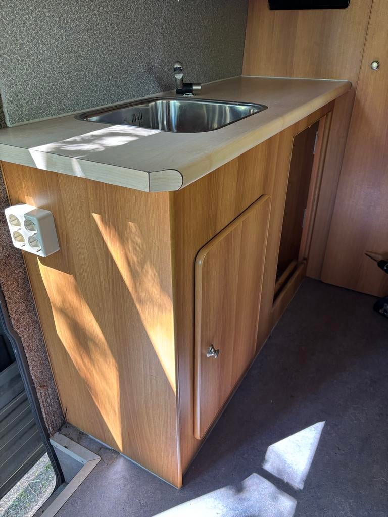Compacte keukenunit voor camper of boot met spoelbak, Ophalen, Gebruikt