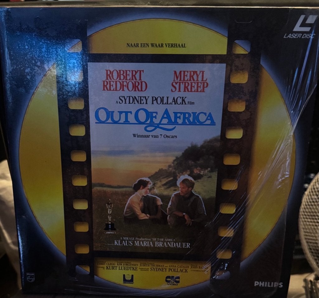Out of Africa LaserDisc PAL NL – Geseald, Ophalen, Nieuw, Film, Overige typen