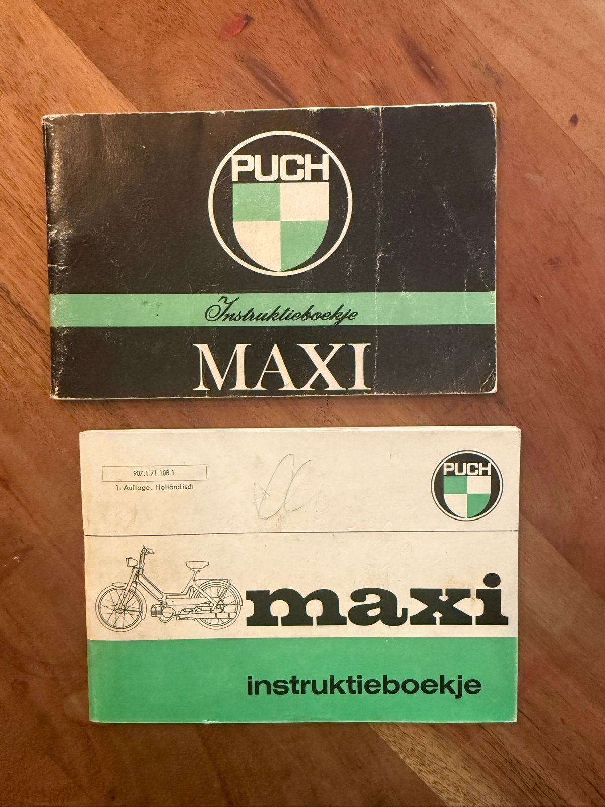 Puch Maxi Instructieboekjes - Set van 2, Ophalen of Verzenden, Gebruikt, Overige typen