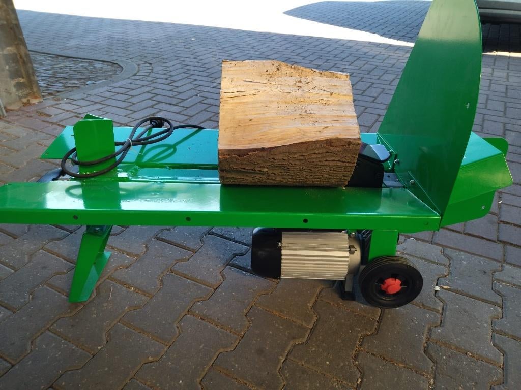 houtklover, liggend, 7 ton, compleet, Tuin en Terras, Kloofmachines, Zo goed als nieuw, Liggend, Elektrisch, Ophalen