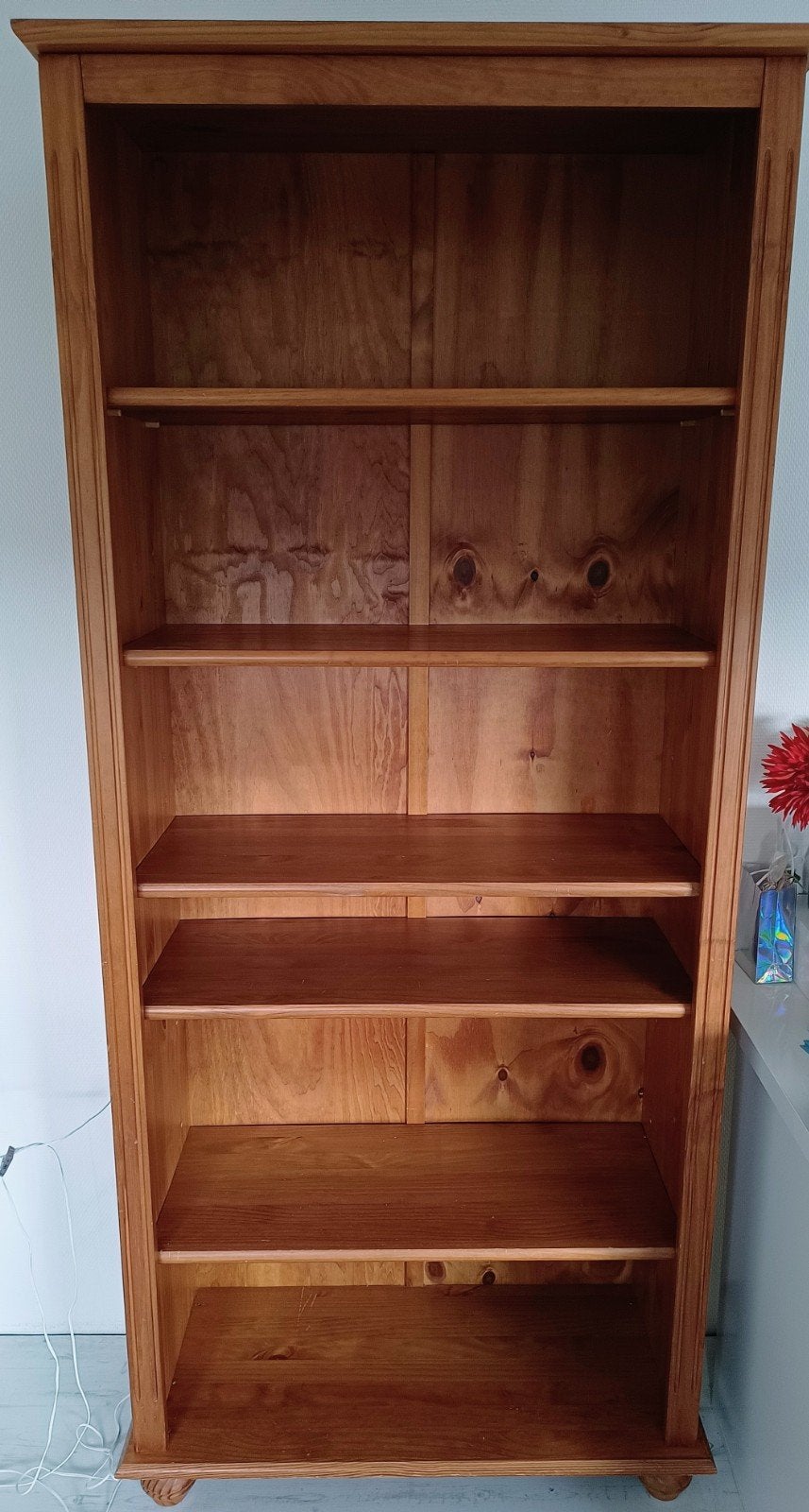 Grenen boekenkast GRATIS, Huis en Inrichting, Ophalen, Met plank(en), Gebruikt, 50 tot 100 cm