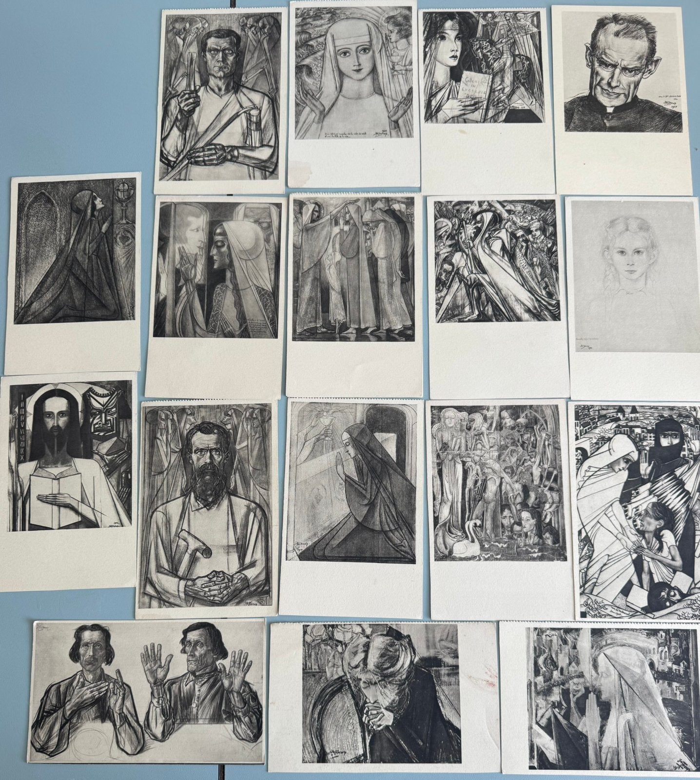 Jan Toorop prentbriefkaarten, Verzenden, Voor 1940, Nieuw