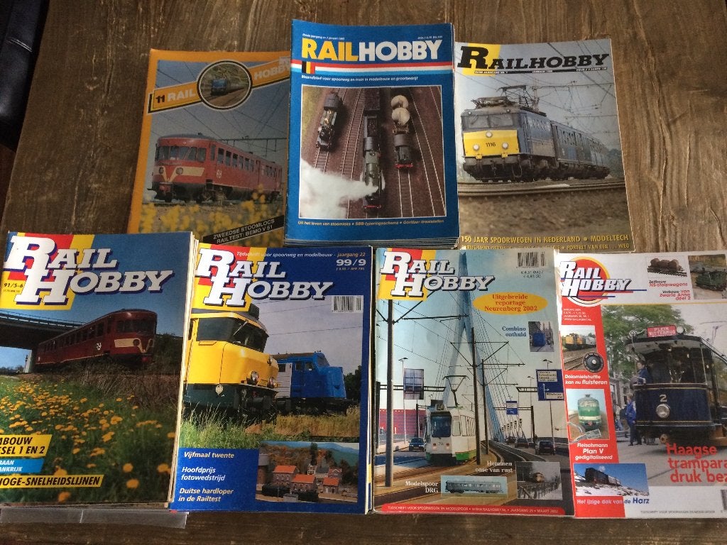Tijdschriften: Railhobby (174 Stuk), Overige merken, Gebruikt, Verzenden, Gelijkstroom of Wisselstroom