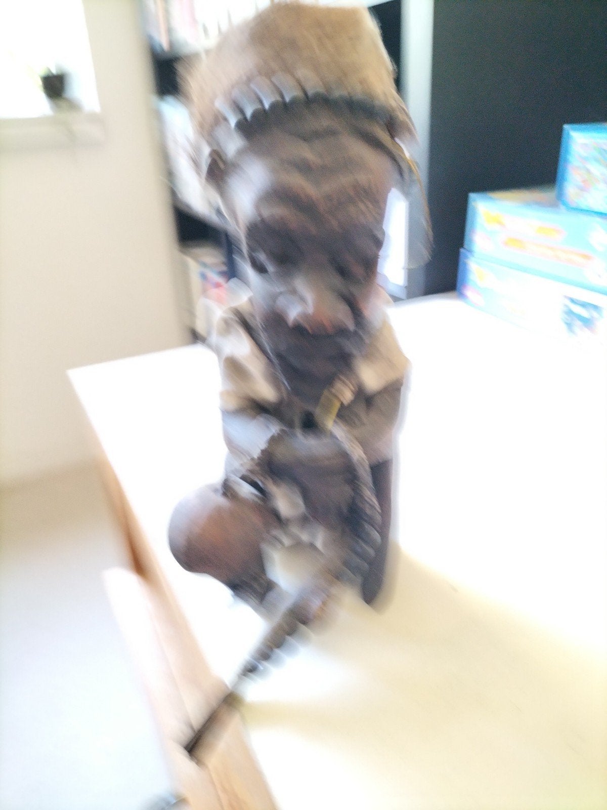 Afrikaans beeldje, 25 cm hoog, Ophalen of Verzenden