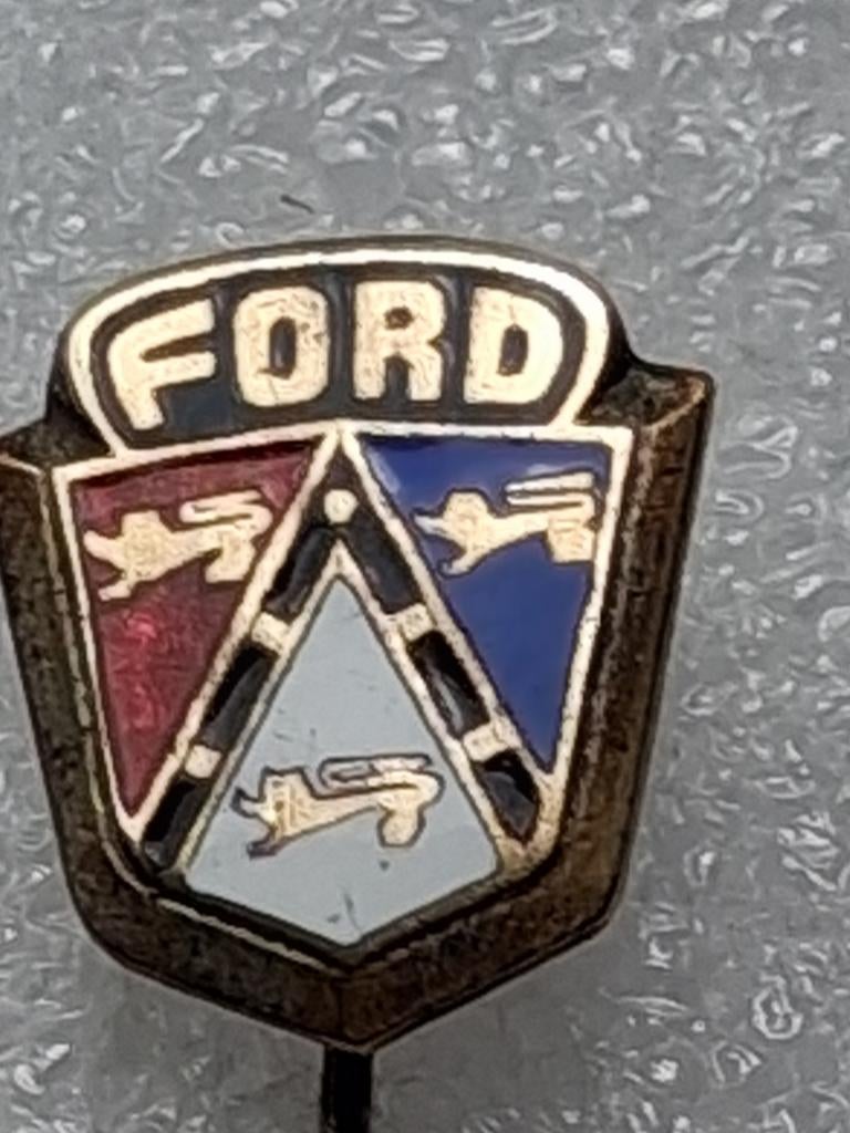 Speldje Ford engeland auto email., Ophalen of Verzenden, Gebruikt, Transport