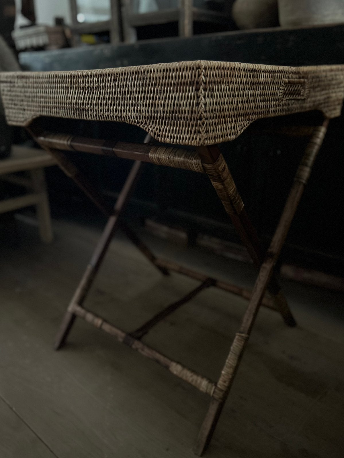 Birma Myanmar butler tray birmarieten dienblad, Huis en Inrichting, Ophalen, Zo goed als nieuw