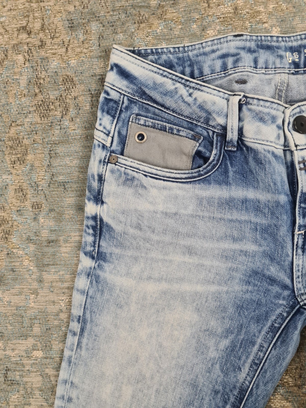 G-star midge rover skinny W28 L32 Dames Tulsi2832 Low-rise, Blauw, Ophalen of Verzenden, W28 - W29 (confectie 36), G-STAR RAW