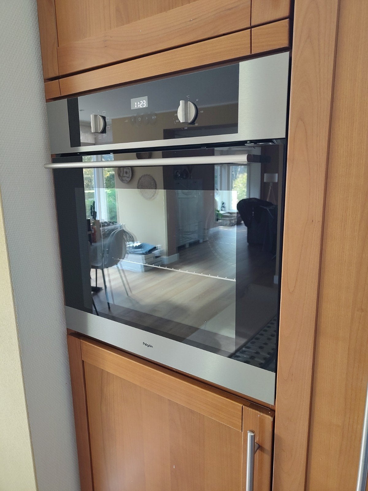nishoogte 60cm nette Pelgrim Inbouw (Hetelucht)oven, Hete lucht, Pelgrim, Ophalen of Verzenden, Inbouw