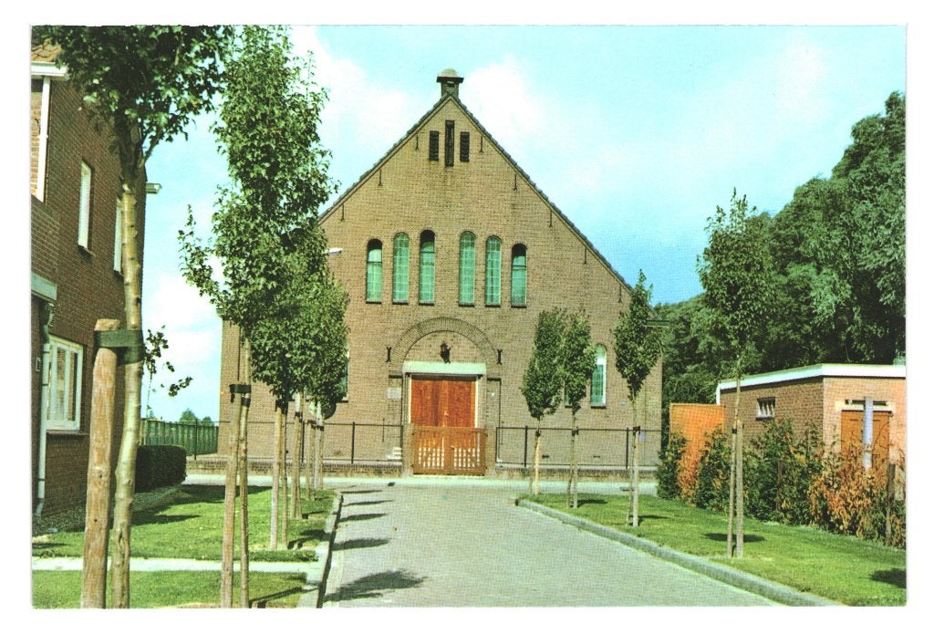 972612	Stavenisse	Oud Ger kerk	Onbeschreven, Ophalen of Verzenden, 1960 tot 1980, Ongelopen, Zeeland