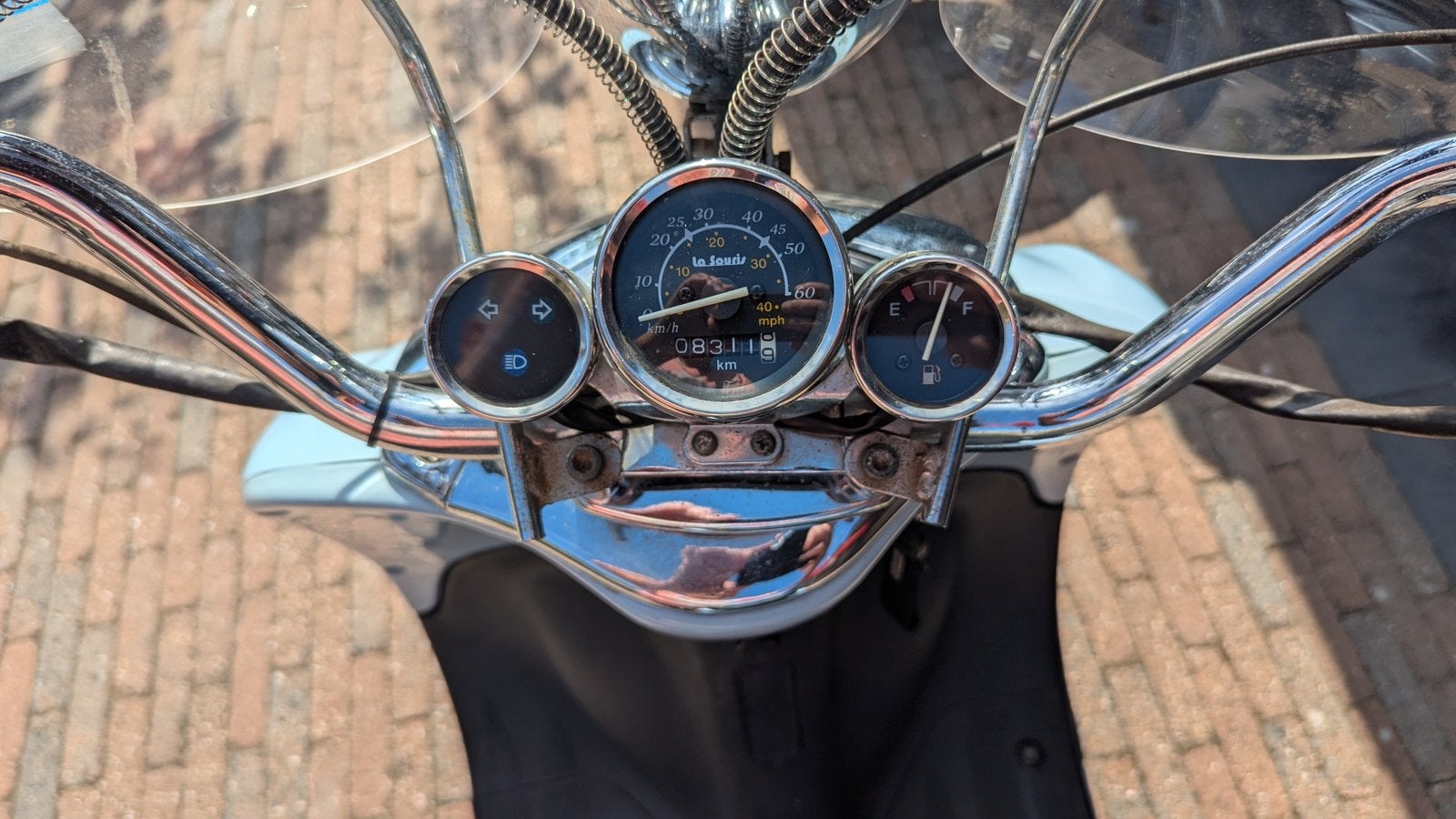 Scooter La Souris grade retro, Ophalen