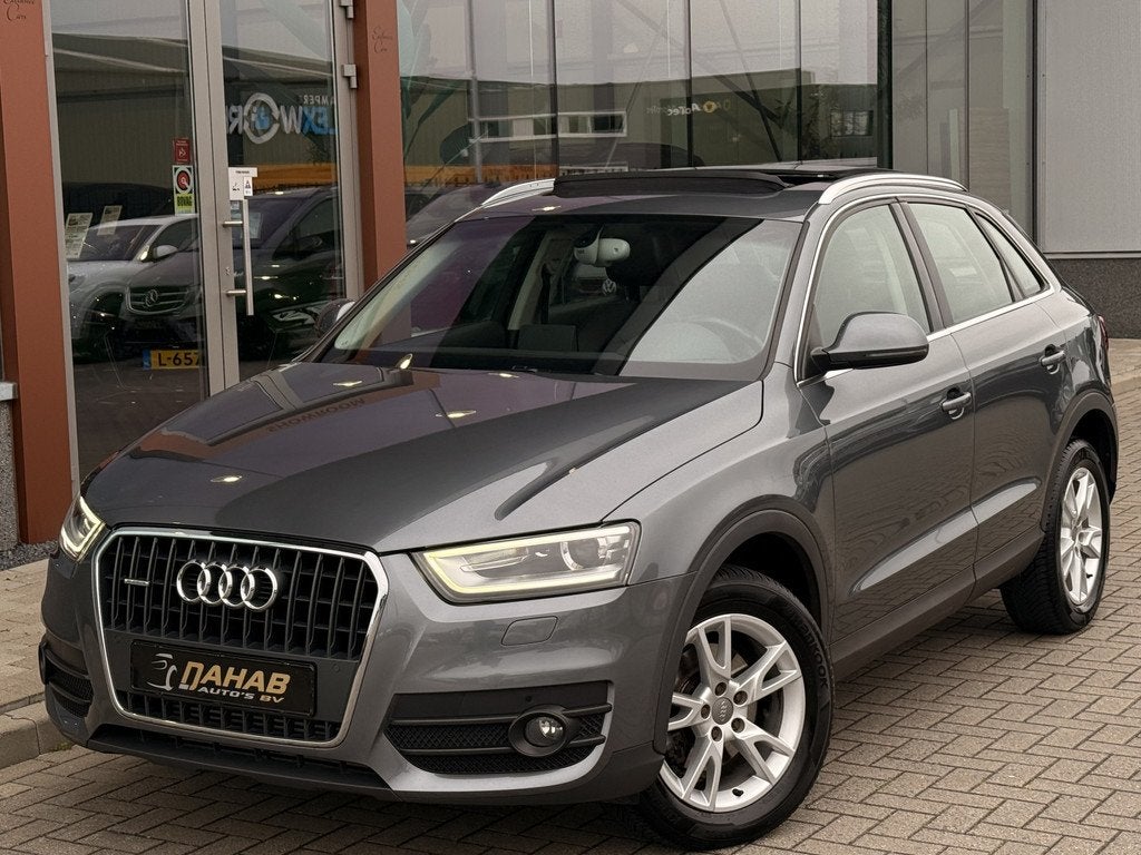Audi Q3 2.0 TFSI quattro | Pano | Navi | Led | Stoelverwarmi, Auto's, Audi, Zwart, 4 cilinders, 1984 cc, 14 km/l